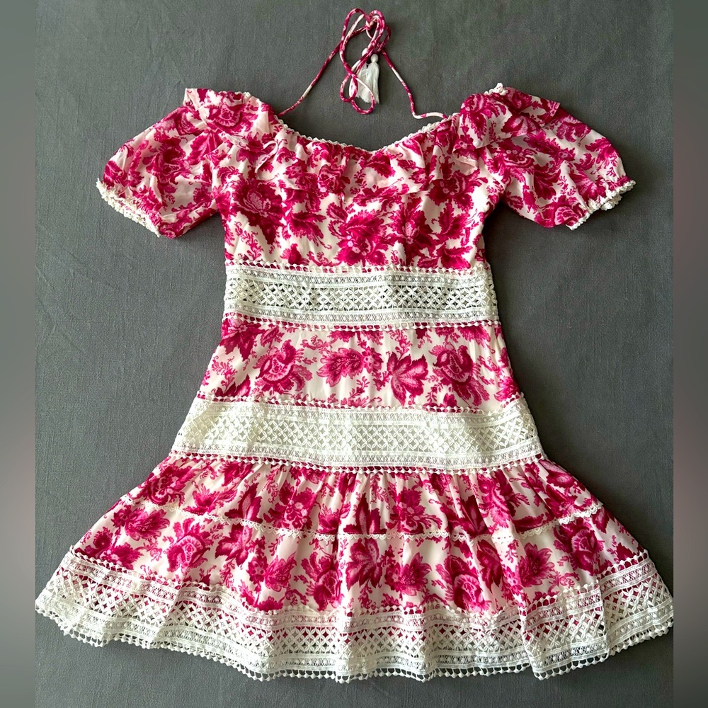 NWOT Entro Off the Shoulder Floral Dress